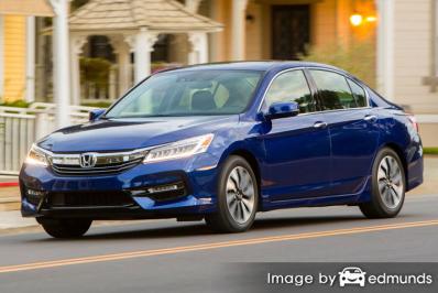 Insurance rates Honda Accord Hybrid in Scottsdale
