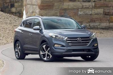 Insurance rates Hyundai Tucson in Scottsdale