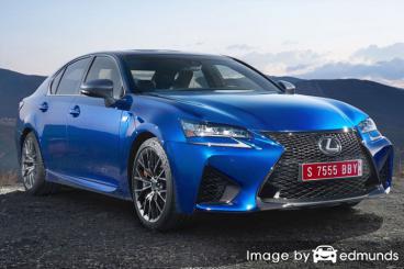 Insurance rates Lexus GS F in Scottsdale