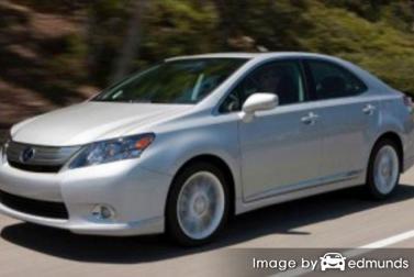 Insurance rates Lexus HS 250h in Scottsdale