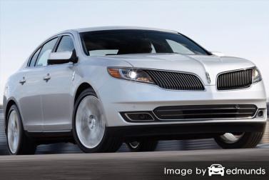 Insurance rates Lincoln MKS in Scottsdale