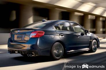 Insurance rates Subaru WRX in Scottsdale