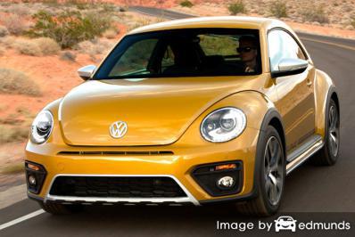 Insurance rates Volkswagen Beetle in Scottsdale